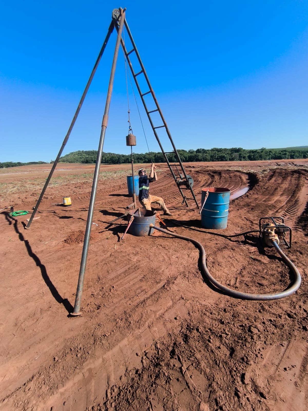 Equipe especializada em Sondagem SPT