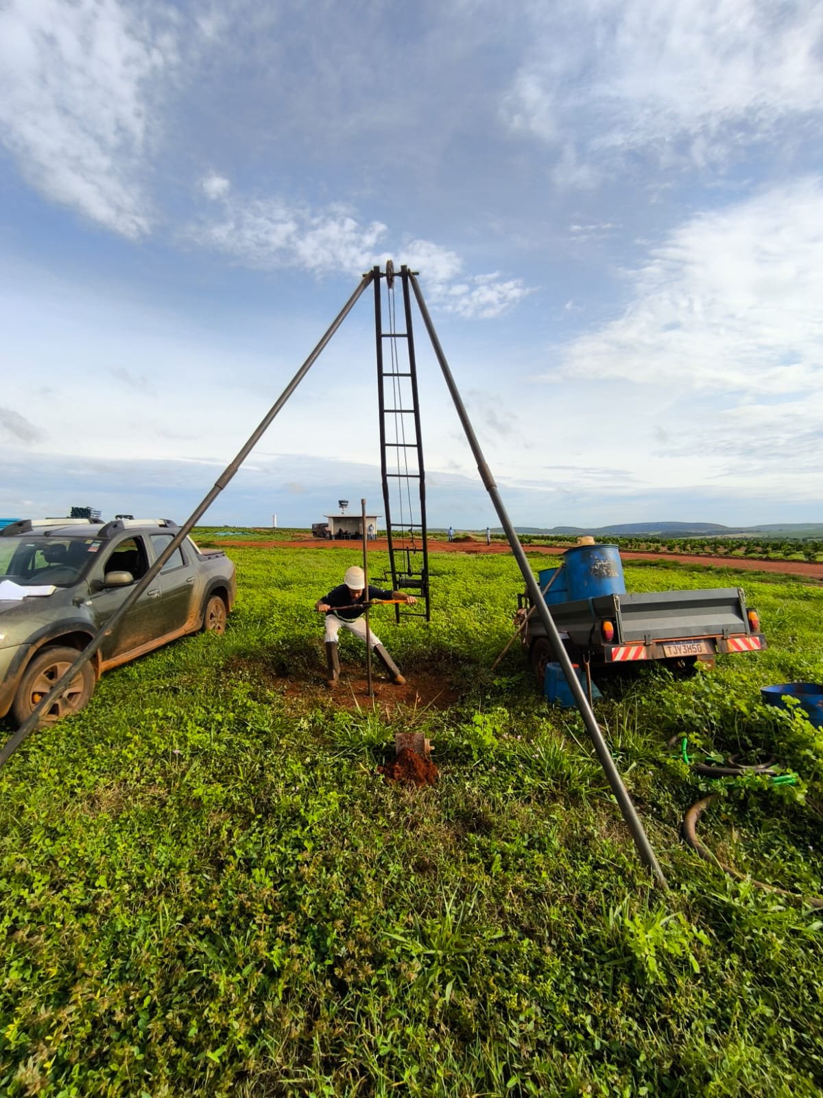 Análise de solo após Sondagem SPT
